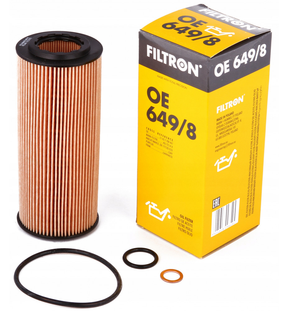 FILTR OLEJU - Filtron OE 649/8