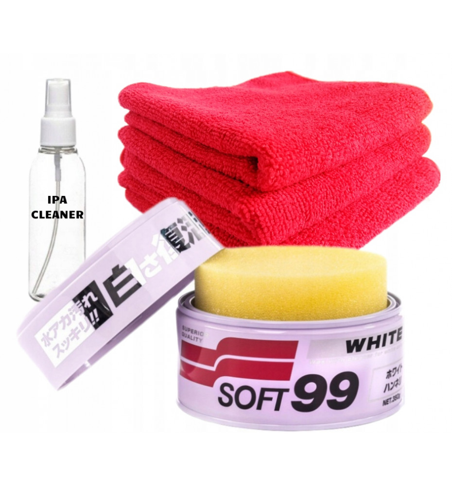 Soft99 White Soft Wax Wosk do białych lakierów