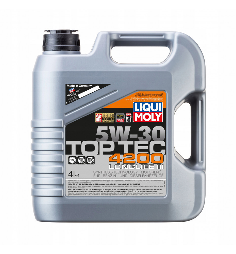 Olej silnikowy Liqui Moly Top Tec 4200 4 l 5W-30