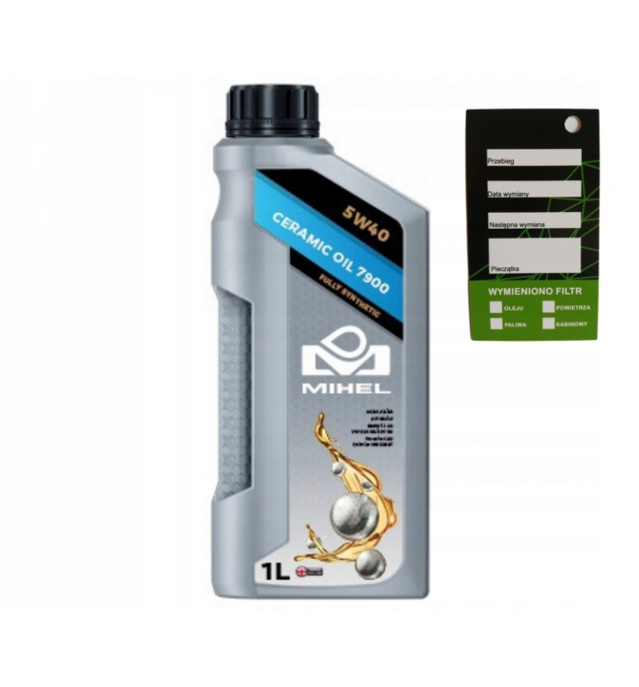 Olej ceramiczny Mihel 7900 5w40 1l silnikowy synt