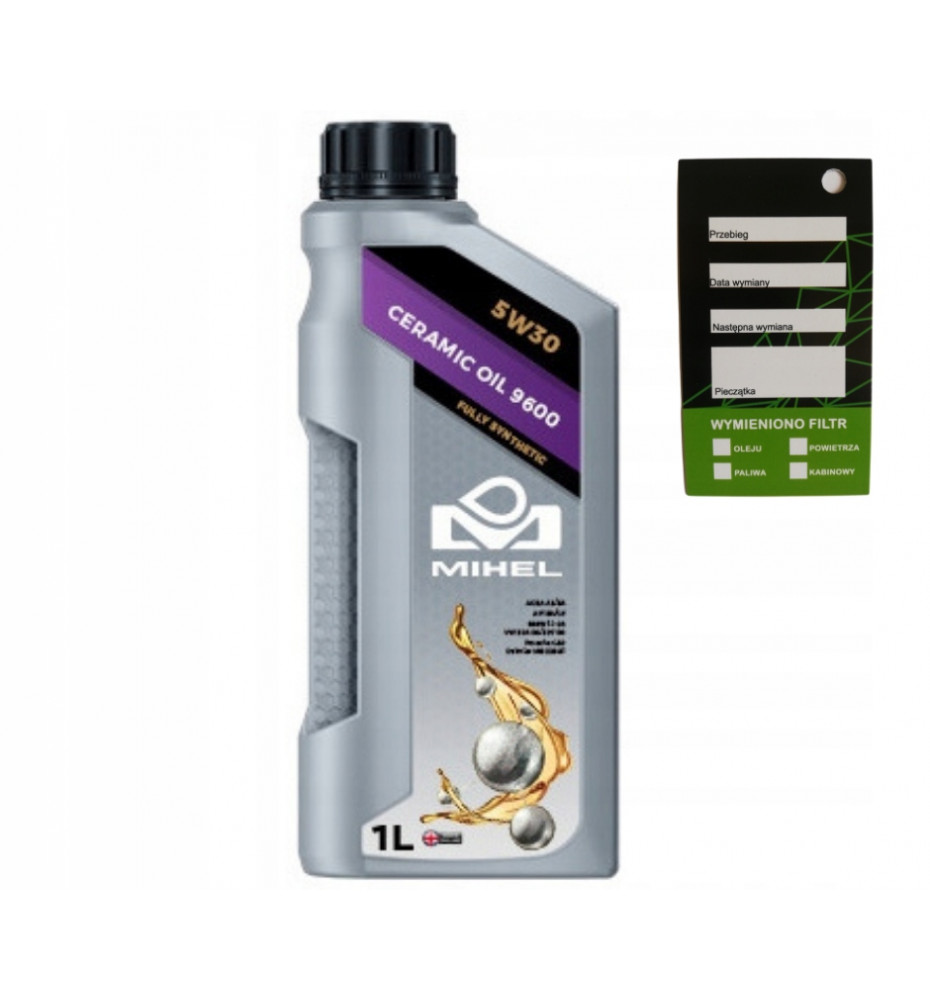 Olej ceramiczny MIHEL 9600 1 l 5W-30 silnikowy