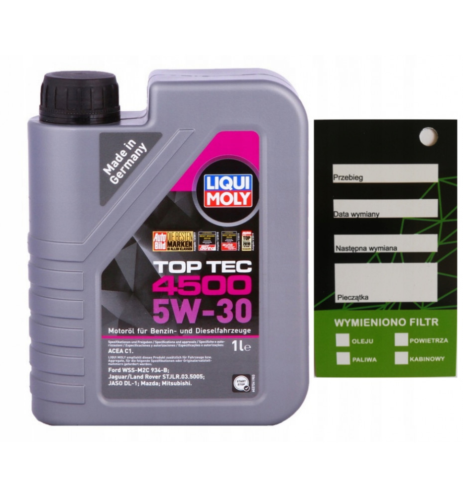 LIQUI MOLY OLEJ TOP TEC 4500 5W-30 - 1l - 2317