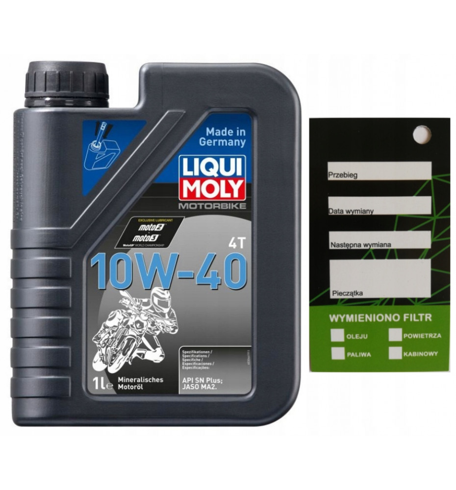 LIQUI MOLY OLEJ MOTORBIKE 4T BASIC STREET 10W-40