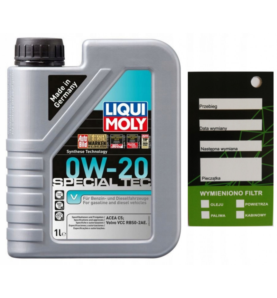 LIQUI MOLY OLEJ SPECIAL TEC V 0W-20 1 l - 20631