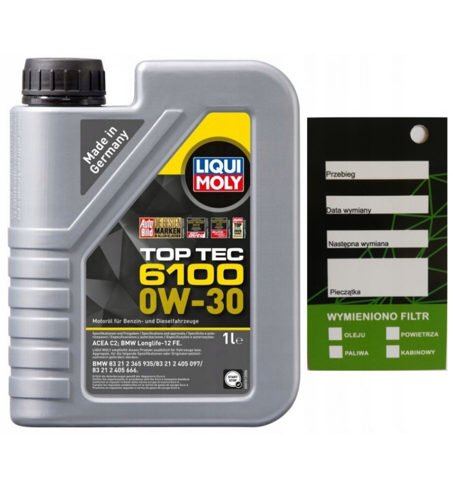 LIQUI MOLY OLEJ Top Tec 6100 0W-30 1l - 20777