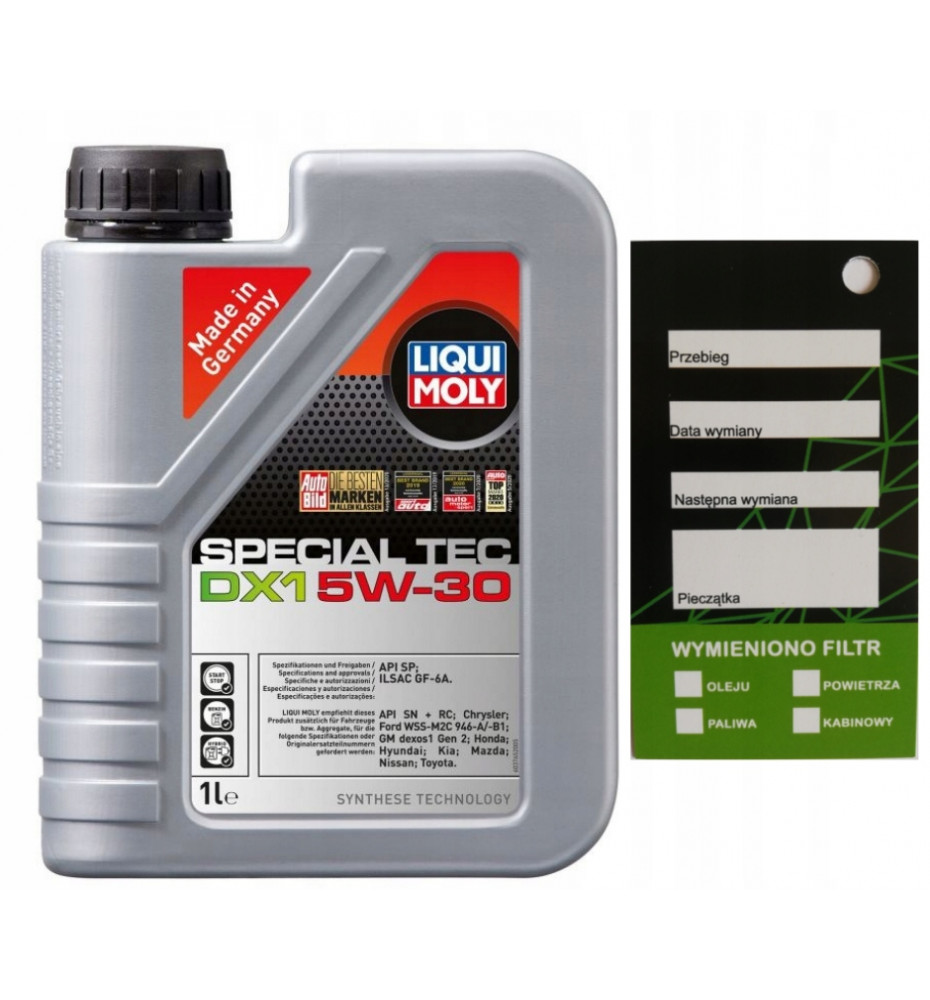 LIQUI MOLY OLEJ SPECIAL TEC DX1 5W-30 1l - 20967