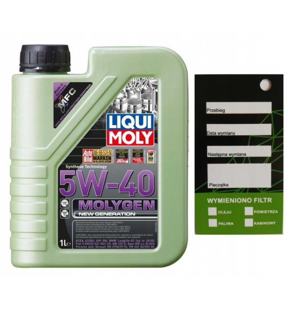 LIQUI MOLY OLEJ MOLYGEN NEW GENERATION 5W-40 1l