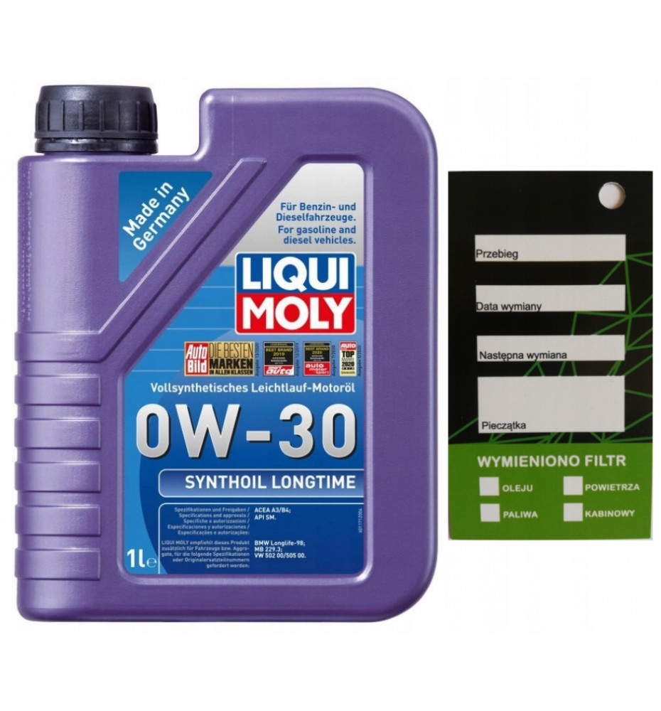 LIQUI MOLY OLEJ SYNTHOIL LONGTIME 0W-30 1l - 8976