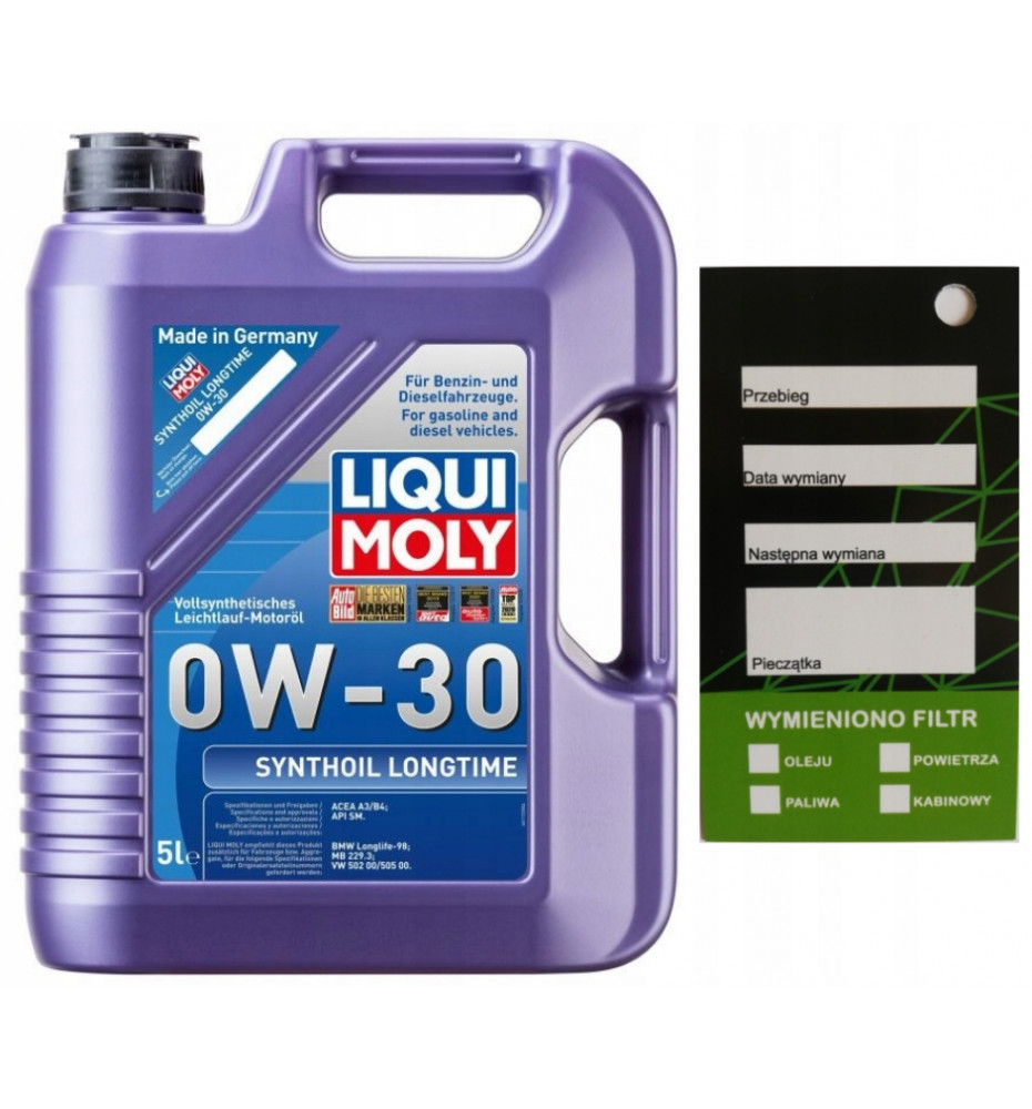 LIQUI MOLY OLEJ SYNTHOIL LONGTIME 0W-30 5l 8977