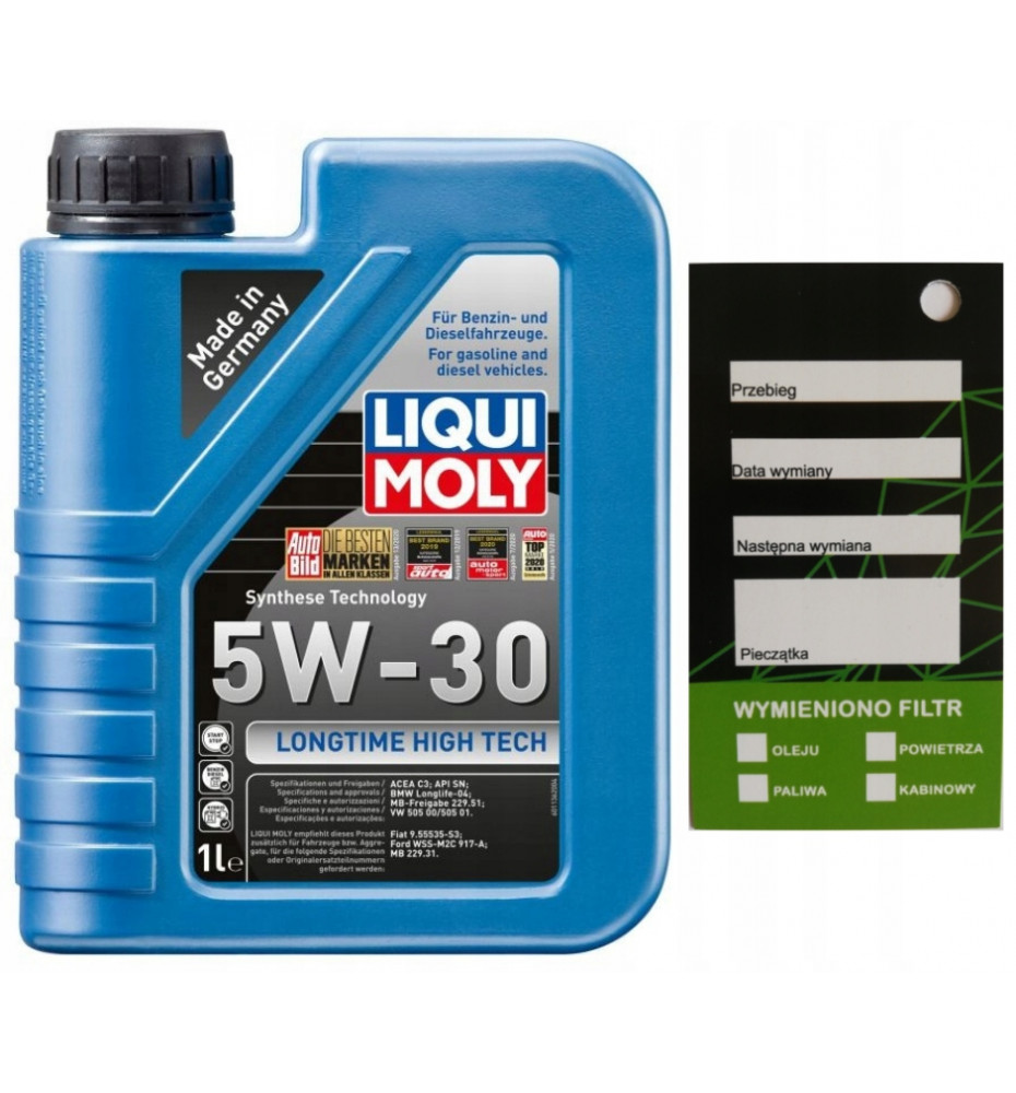 LIQUI MOLY OLEJ LONGTIME HIGH TECH 5W30 1l - 9506