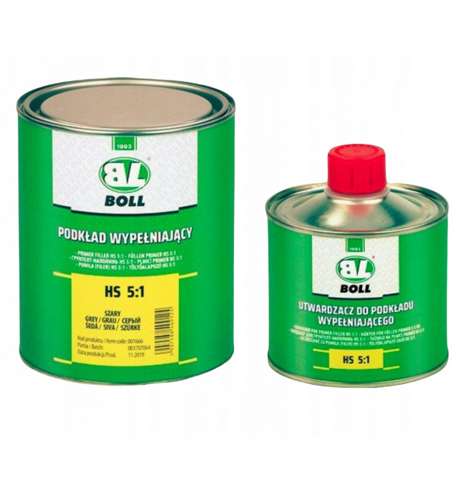 BOLL PODKŁAD WYPEŁNIAJĄCY HS 5:1 UTWARDZACZ CZARNY