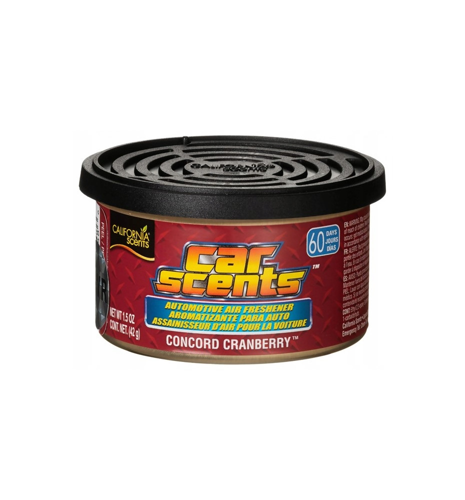 CALIFORNIA CAR SCENTS zapach CONCORD CRANBERRY