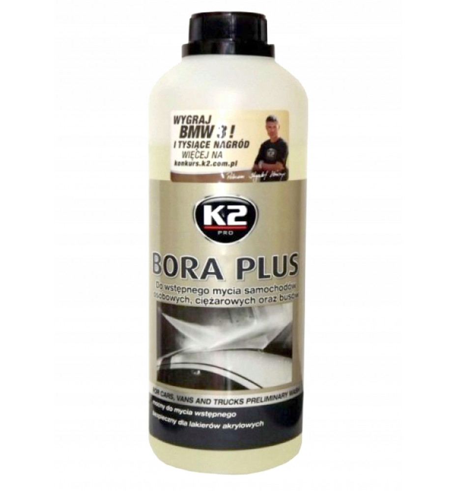 K2 BORA PLUS MOCNY PŁYN SZAMPON AKTYWNA PIANA 1KG