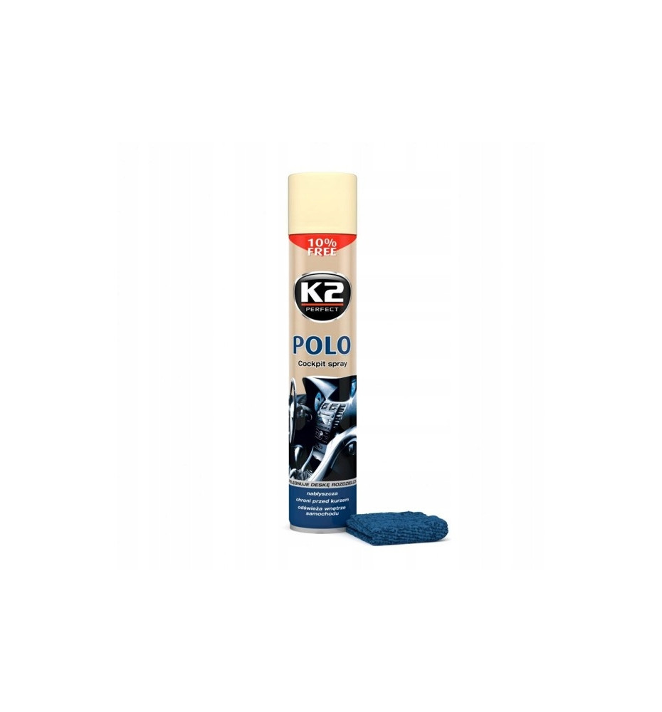 K2 POLO COCKPIT PLAK SPRAY KOKPIT WANILIA 750 ml
