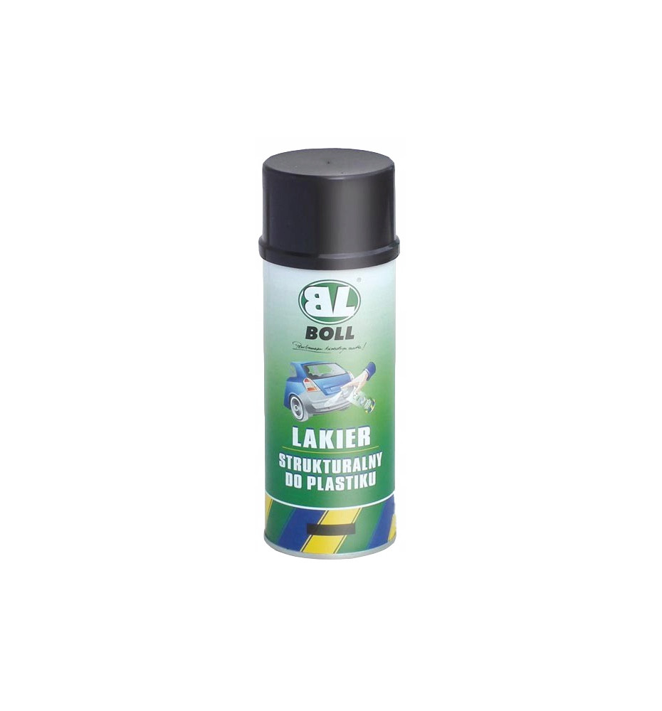 BOLL LAKIER STRUKTURALNY DO PLASTIKU SPRAY CZARNY