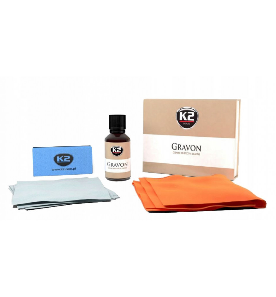 K2 GRAVON POWŁOKA CERAMICZNA LAKIERU ZESTAW