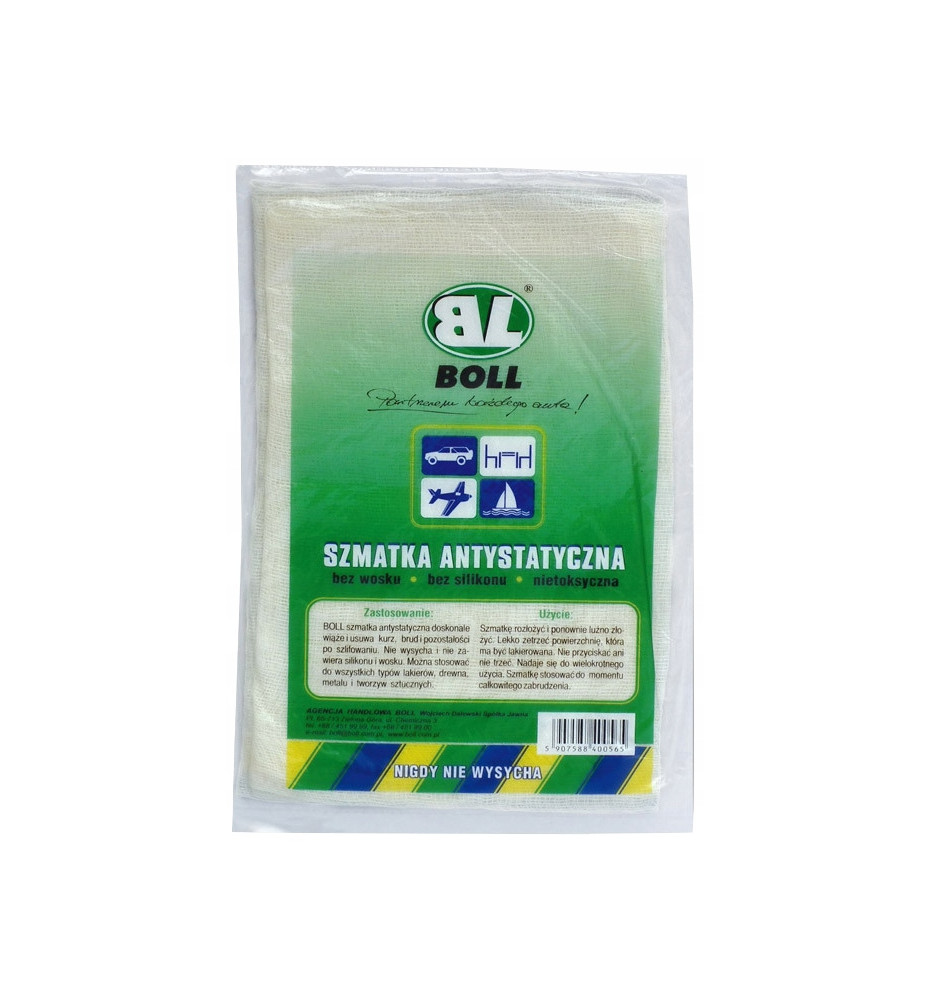 BOLL - SZMATKA ANTYSTATYCZNA DO LAKIERU 80 x 50 cm