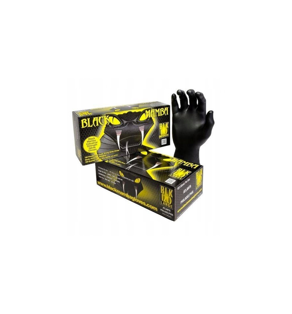 BLACK MAMBA GRUBE Rękawiczki Nitrylowe XL 100szt