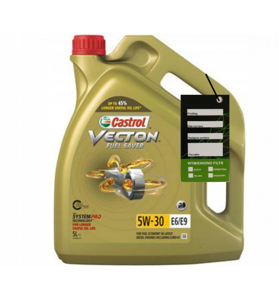 OLEJ SILNIKOWY CASTROL VECTON FS E6/E9 5W30 5L