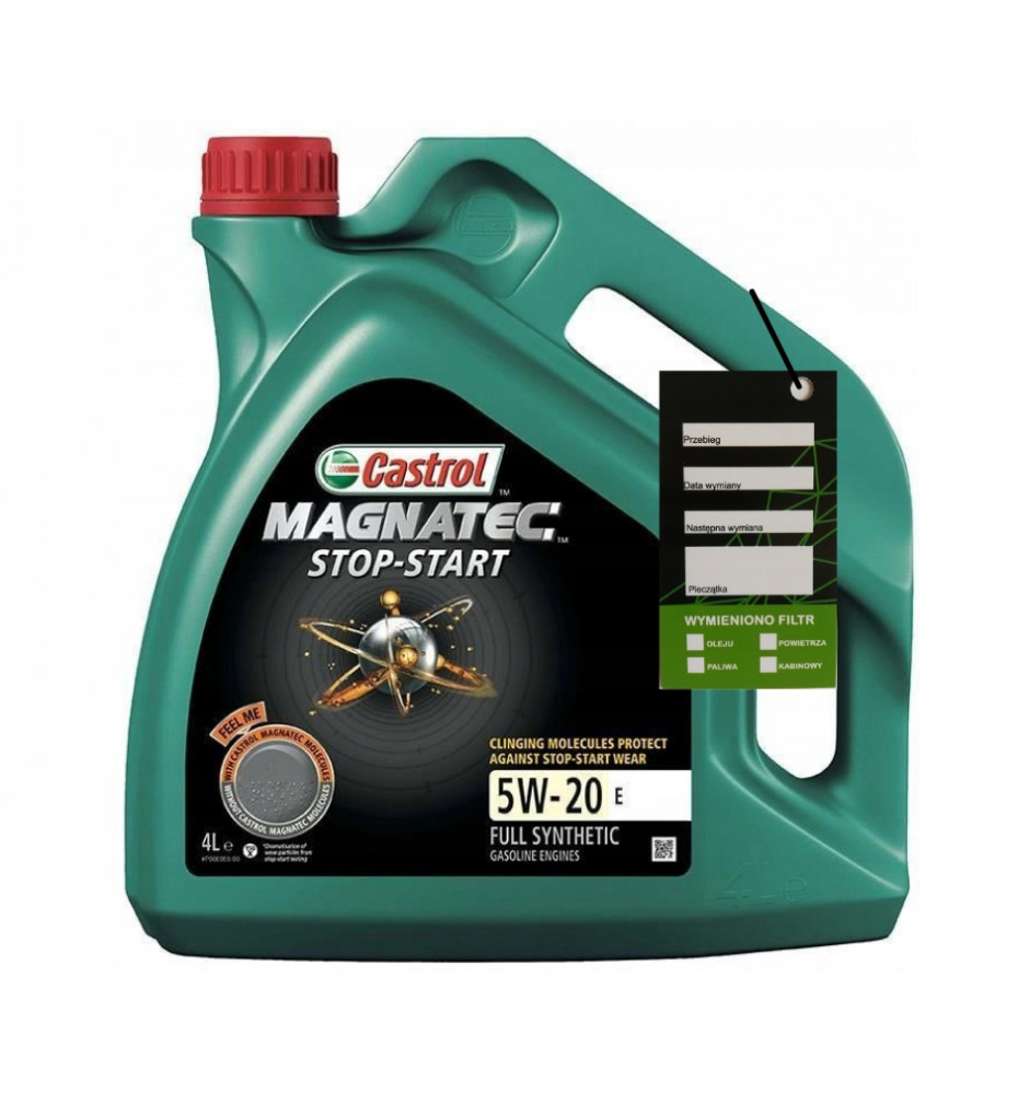 OLEJ SILNIKOWY CASTROL MAGNATEC STAR-STOP 5W20 4L