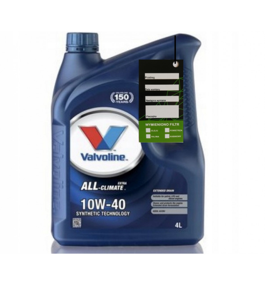 Olej Valvoline ALL CLIMATE EXTRA 10W40 4L