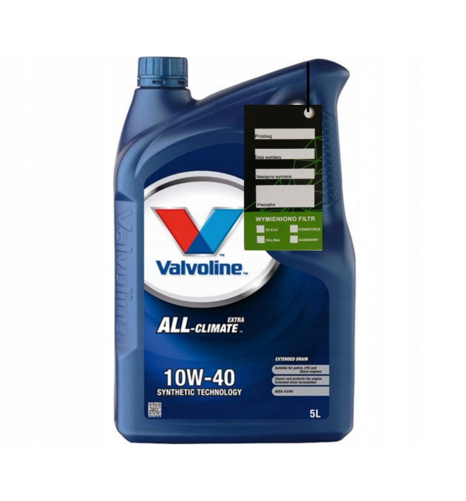Olej Valvoline ALL CLIMATE EXTRA 10W40 5L