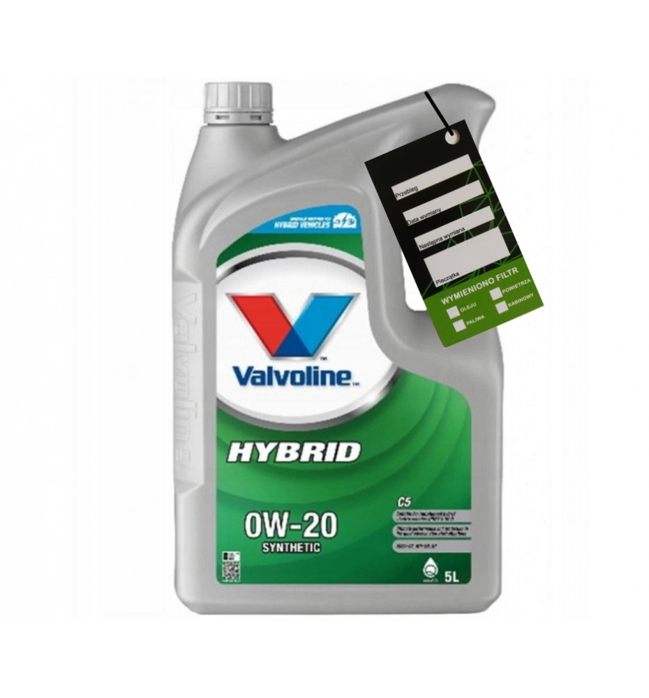 Valvoline Hybrid 5 l 0W-20