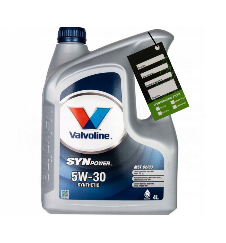VALVOLINE SYNPOWER MST C2/C3 5W30 4L