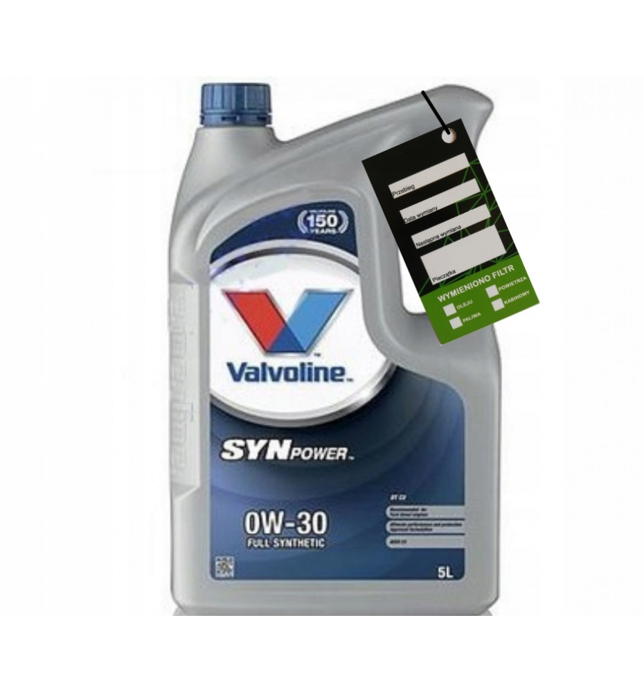 VALVOLINE SYNPOWER DT C2 0W30 5L
