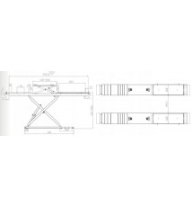 Podnośnik nożycowy diagnostyczny Bestlift ND50PL