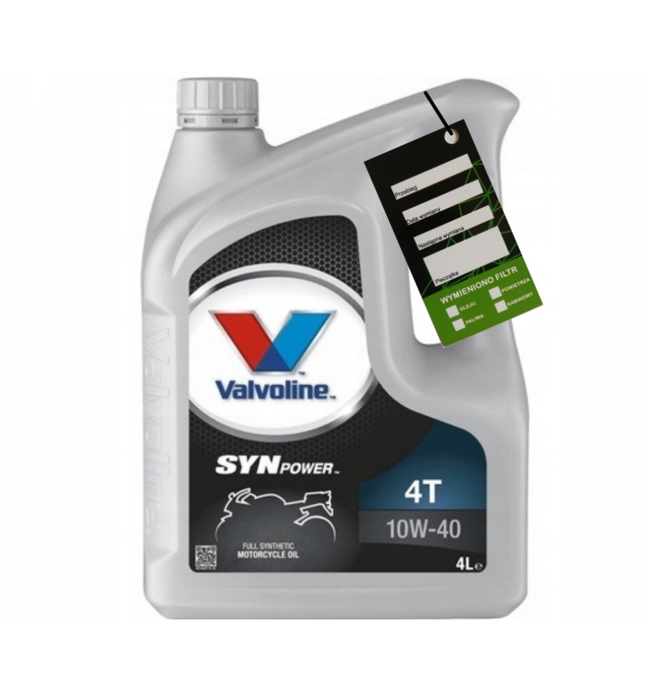 Olej silnikowy Valvoline Synpower 4T 4 l 10W-40