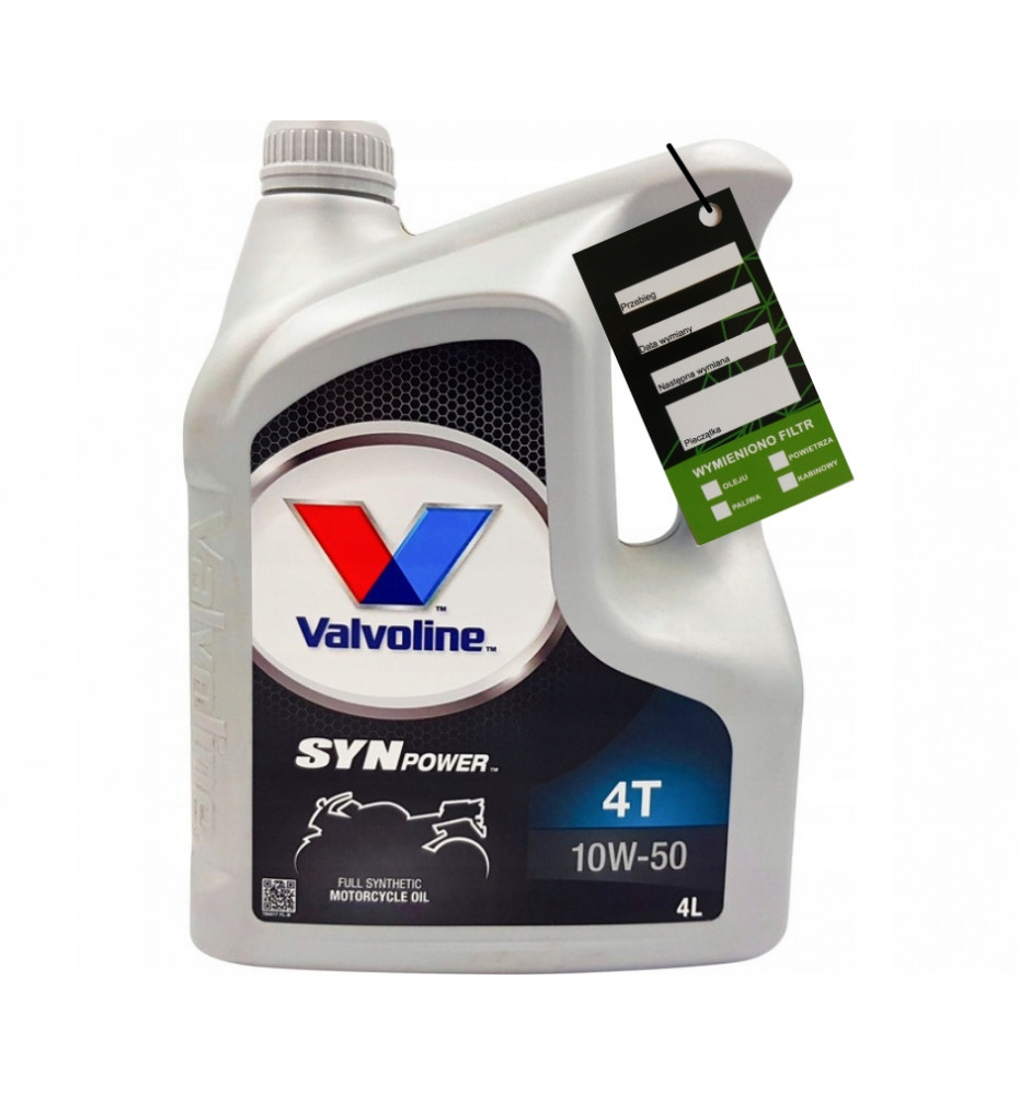 VALVOLINE SYNPOWER 4T 10W50 4L