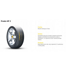 2x Opony letnie Dębica Presto HP 2 205/60R16 92 H