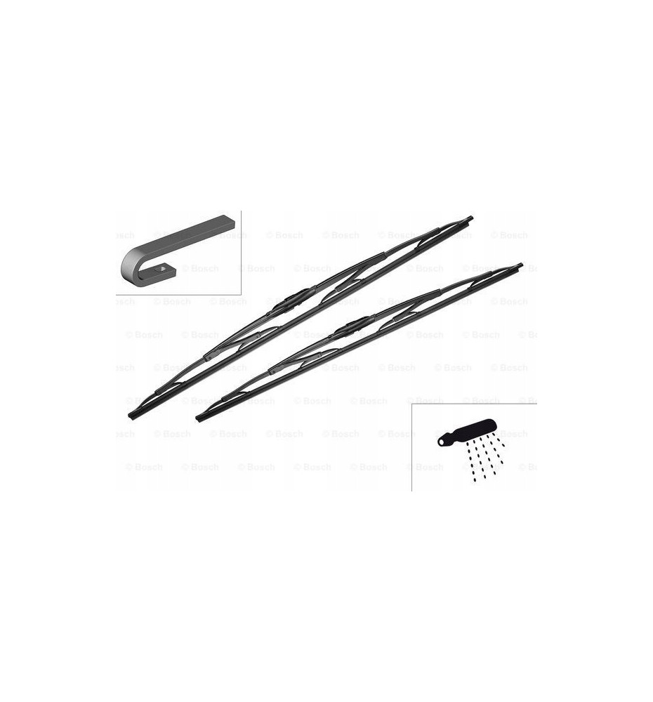 PIÓRO WYCIERACZKI 600/600 TWIN BOSCH