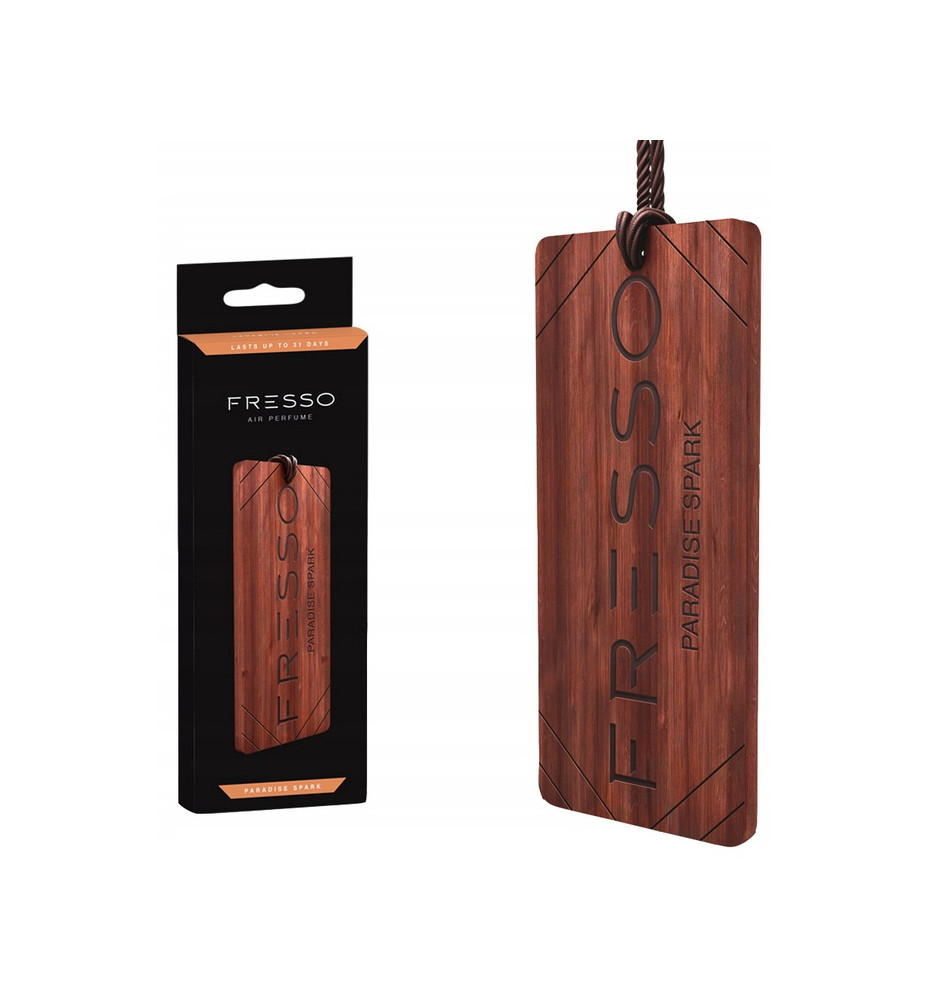 Fresso zawieszka Zapach paradise spark drewniana