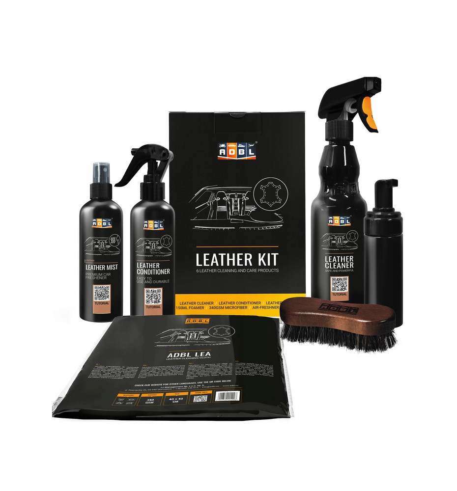 ZESTAW DO RENOWACJI SKÓRY ADBL Leather Kit