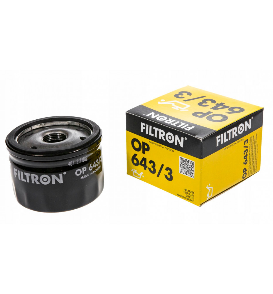 Filtron OP 643/3 Filtr oleju Renault Opel Dacia