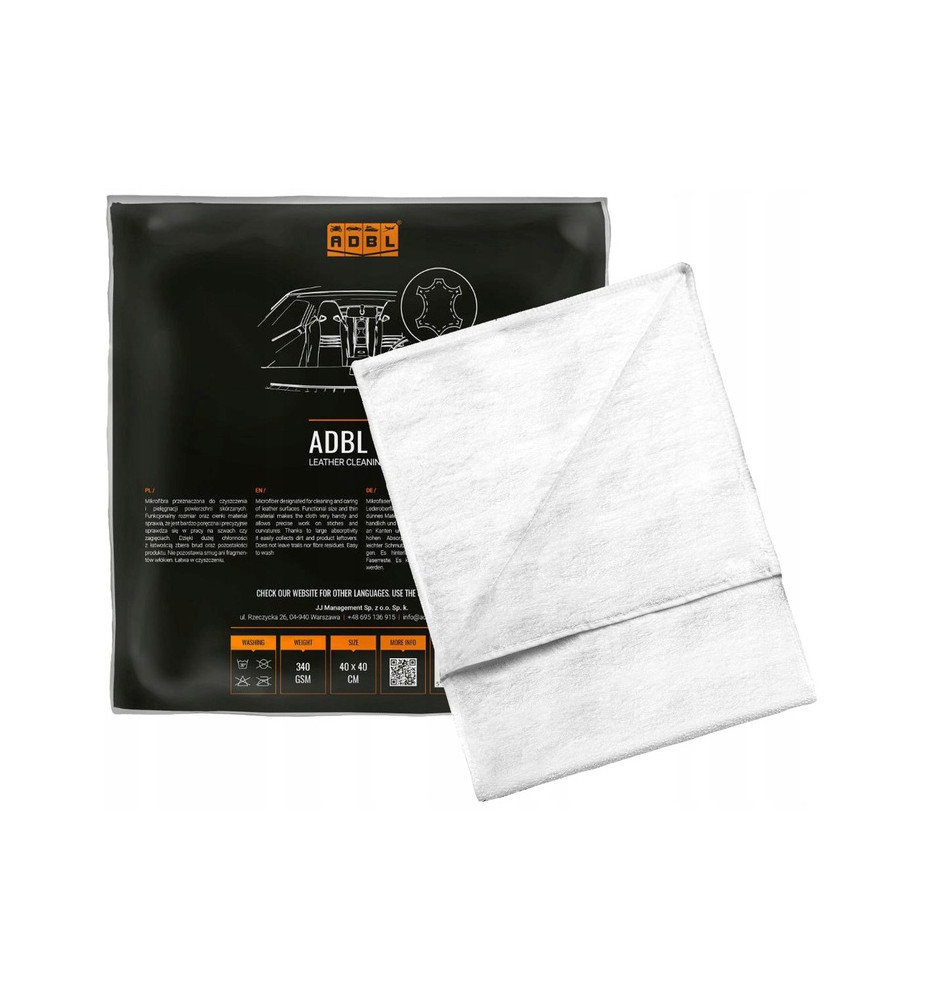 ADBL LEA MIKROFIBRA DO CZYSZCZENIA SKÓRY 40x40 cm