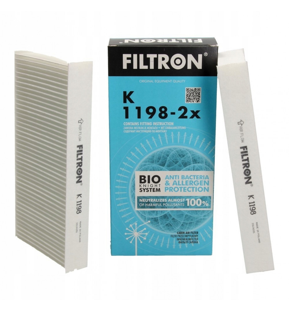 FILTR KABINOWY - Filtron K 1198-2x