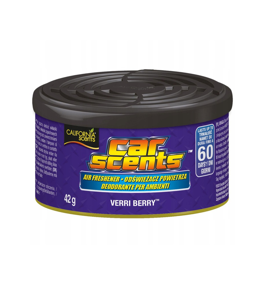 CALIFORNIA CAR SCENTS zapach VERRI BERRY